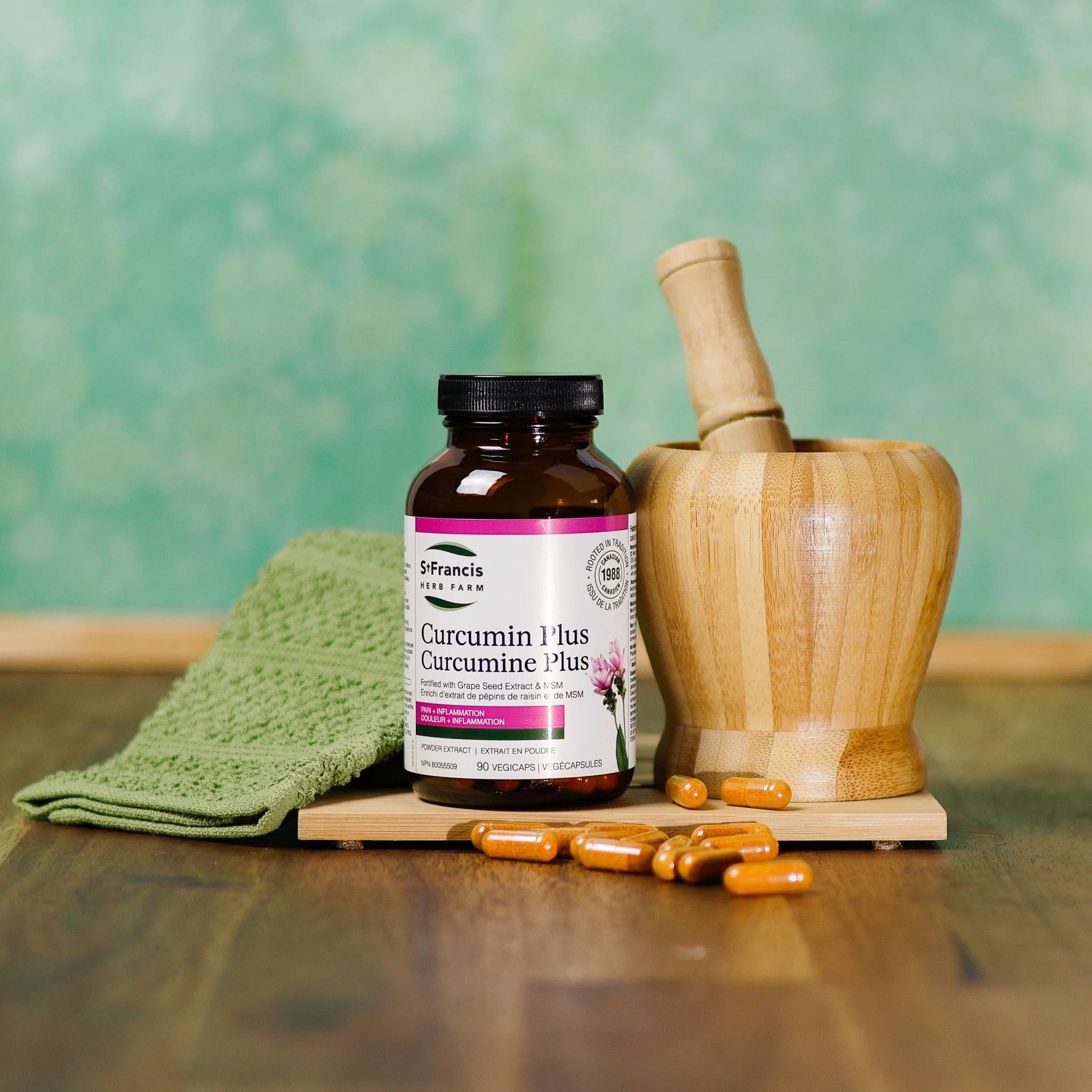 St. Francis Herb Curcumin Plus, 90 Capsules - Nature's Source Inc
