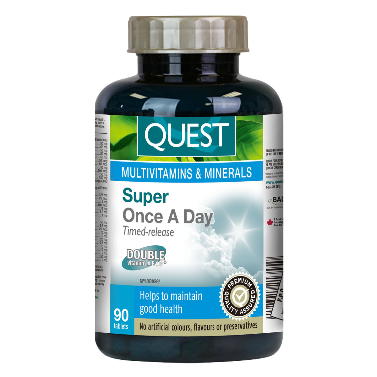 Quest Super Once A Day Multi - TR 90 Tablets - Nature's Source Inc