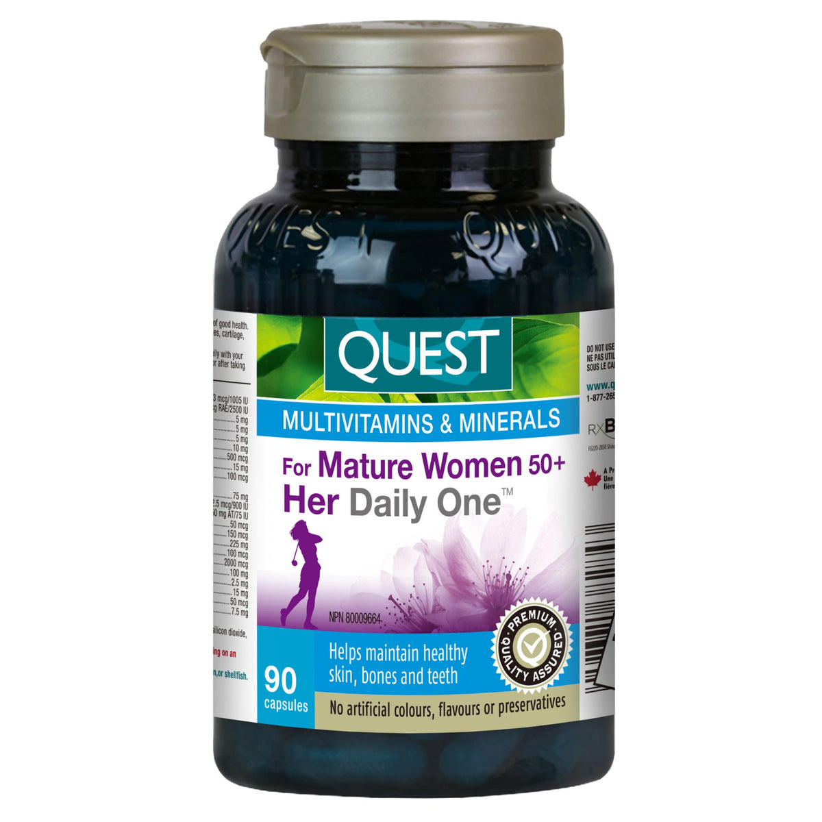 Quest For Mature Women 50+ Her Daily One 90 Capsules - Nature's Source Inc