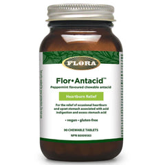 Flora Flor·Antacid Peppermint 90 Chewable Tablets