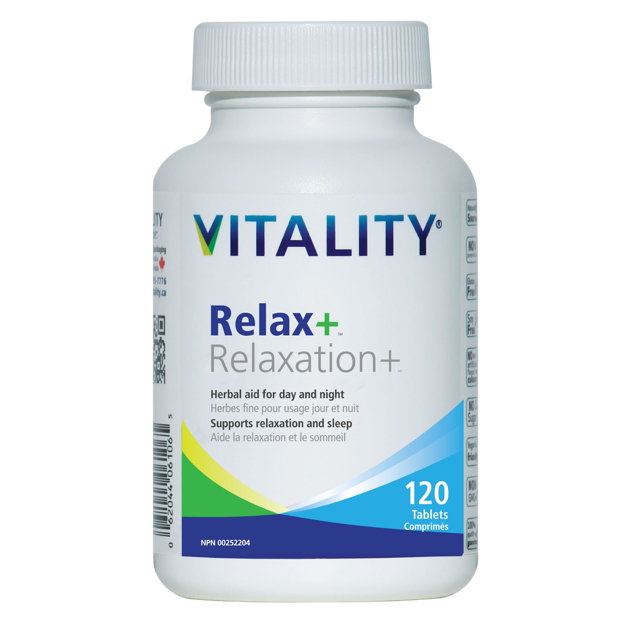 Vitality Relax+ 120 Tablets - Nature's Source Inc
