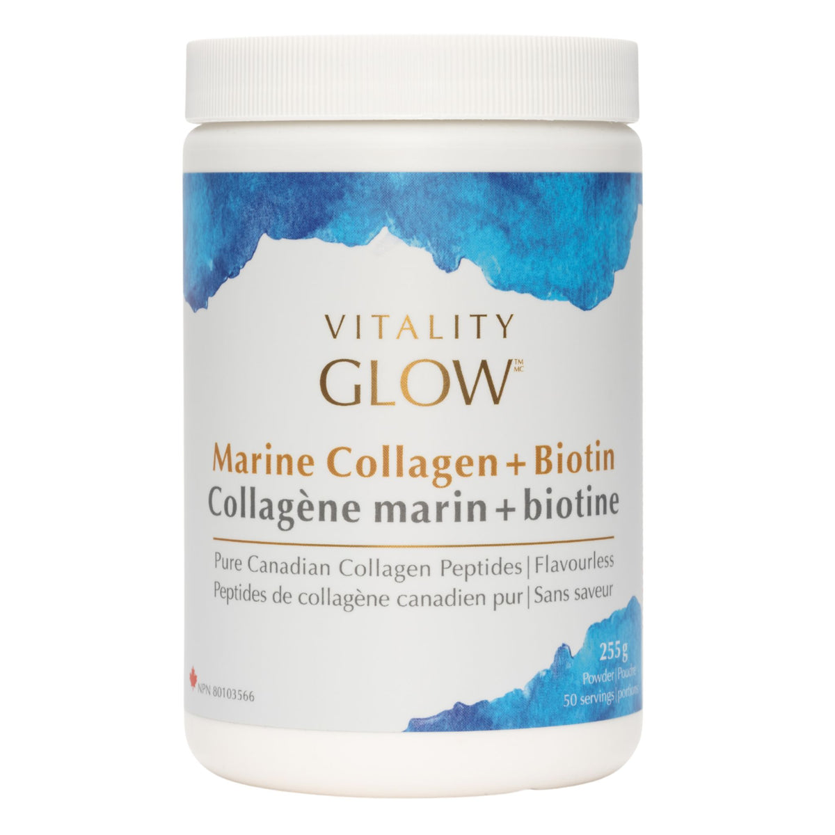 Vitality Marine Collagen + Biotin 255g - Nature's Source Inc