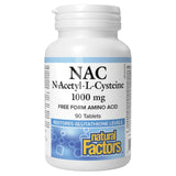 Natural Factors NAC 1000mg 90 Tablets - Nature's Source Inc