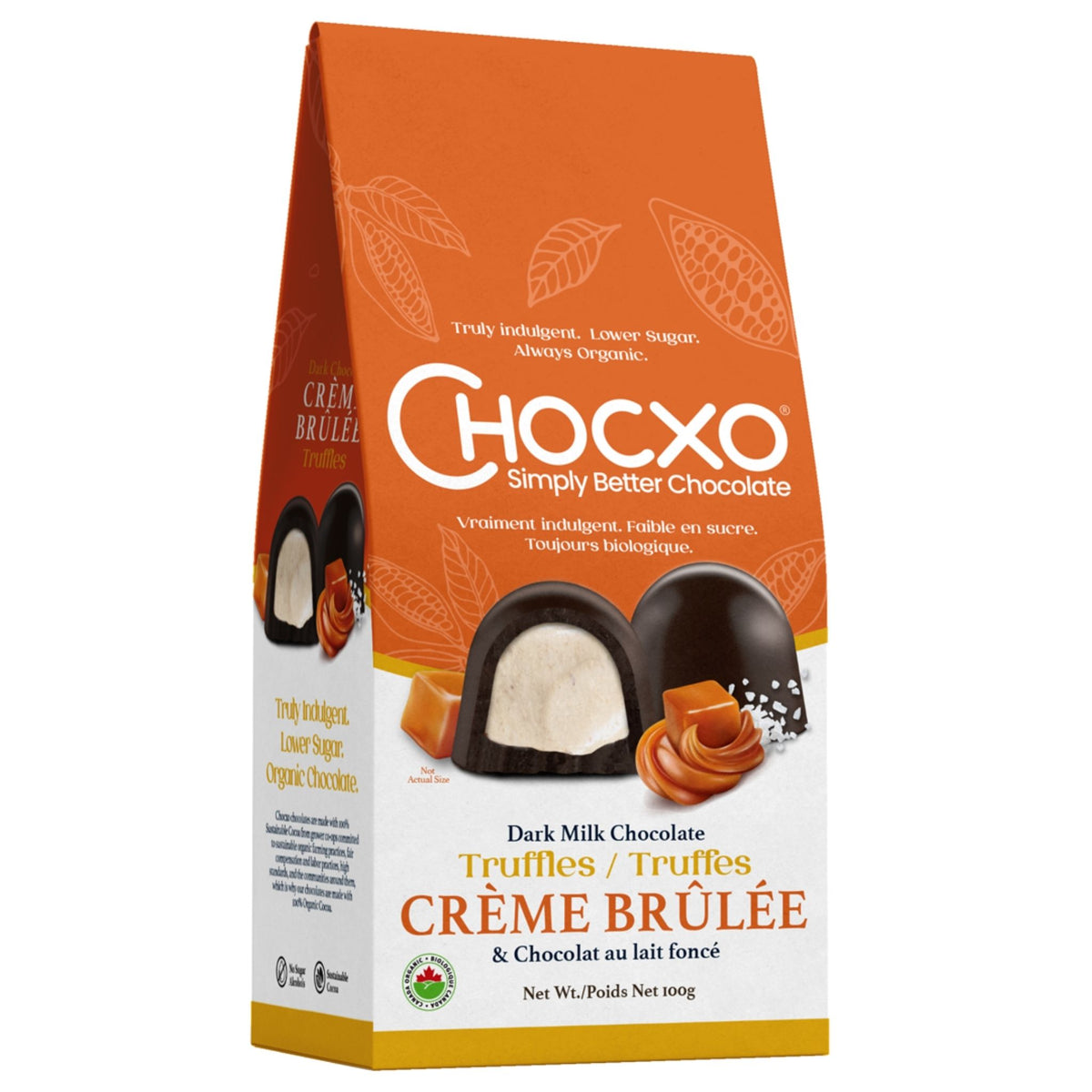 Chocxo Creme Brulee Truffle 100g - Nature's Source Inc