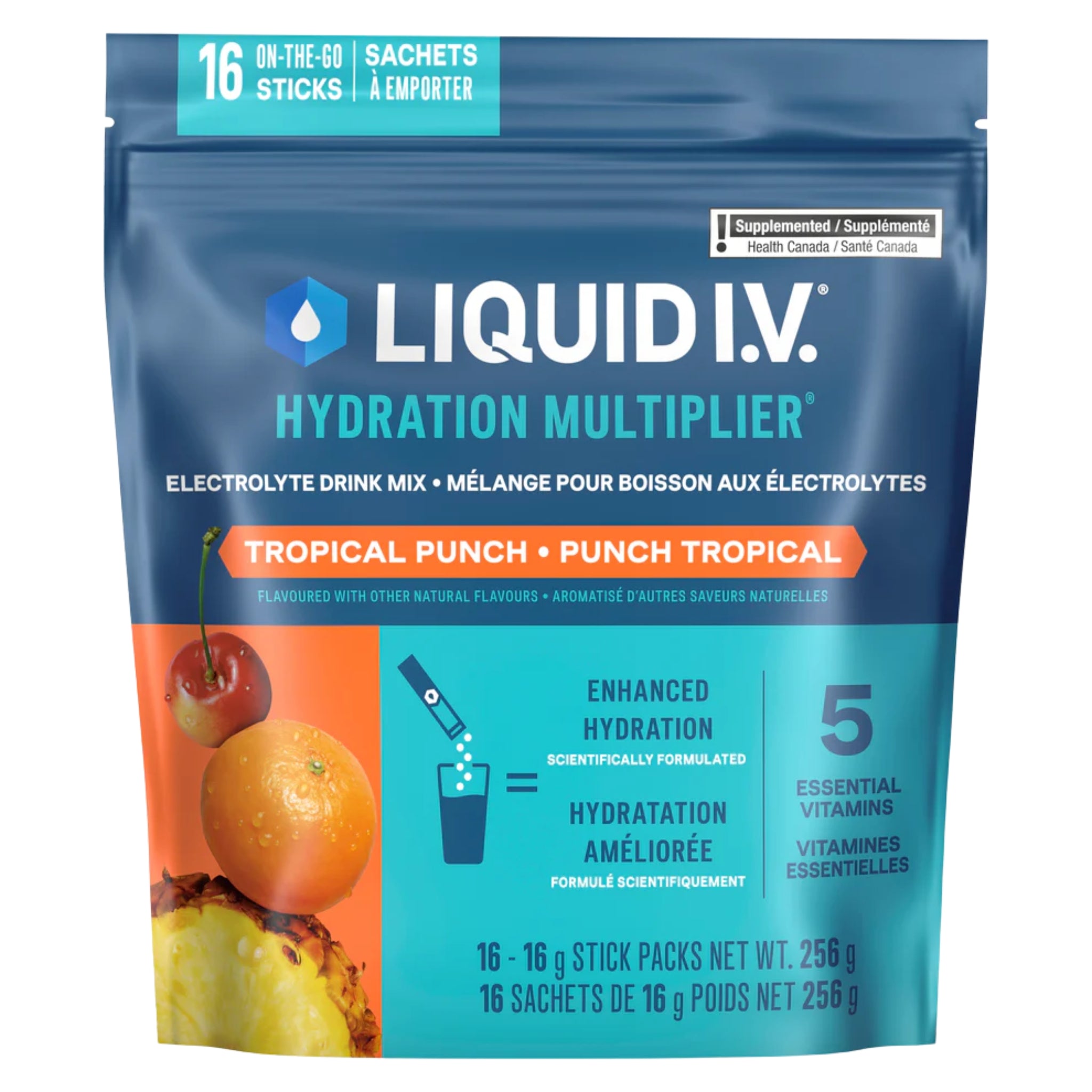 Liquid I.V. Electrolyte Drink Mix Trpcl Punch 16ct - Nature's Source Inc