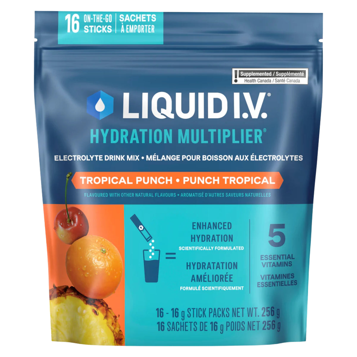Liquid I.V. Electrolyte Drink Mix Trpcl Punch 16ct - Nature's Source Inc
