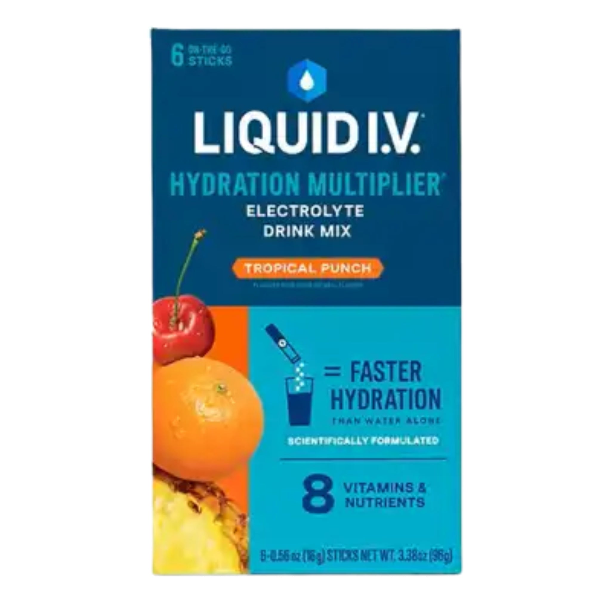 Liquid I.V. Electrolyte Drink Mix Trpcl Punch 6ct - Nature's Source Inc