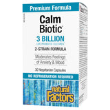 Natural Factors Calm Biotic 30 Vegetarian Capsules - Nature's Source Inc