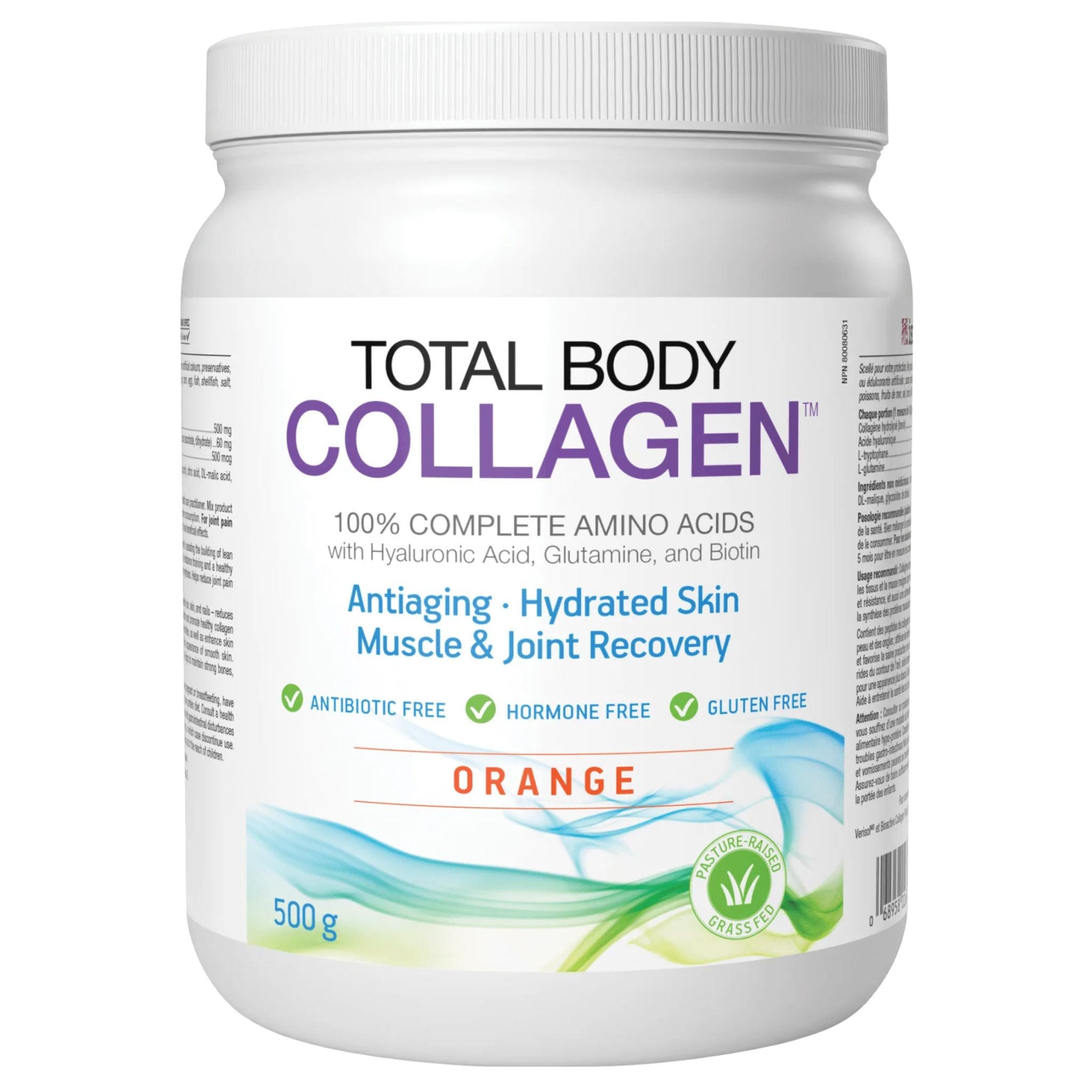 Total Body Collagen Orange 500g - Nature's Source Inc