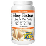 Natural Factors Whey Protein Unflavoured 1kg - Nature's Source Inc