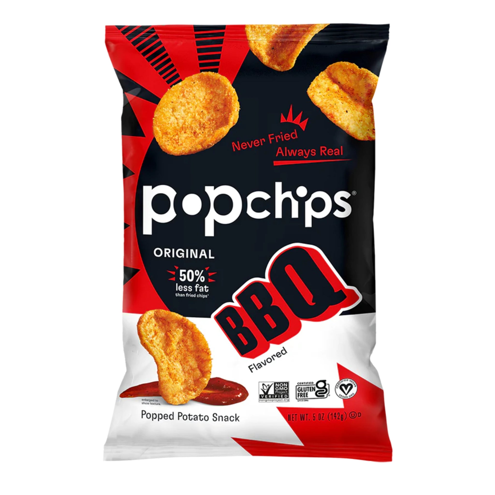 Popchips Potato Chips BBQ 142g - Nature's Source Inc