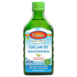 Carlson Cod Liver Oil Kids Green Apple 250ml - Nature's Source Inc