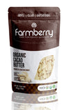 Farmberry Organic Cacao Butter 454g - Made From 100% Organic Cacao Beans, Keto Friendly Creamy Cacao Butter, Smooth in Texture and Easy to Melt - Nature's Source Inc