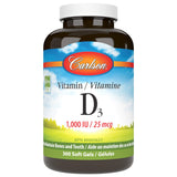 Carlson Vitamin D3 1000IU 360 Softgels - Nature's Source Inc