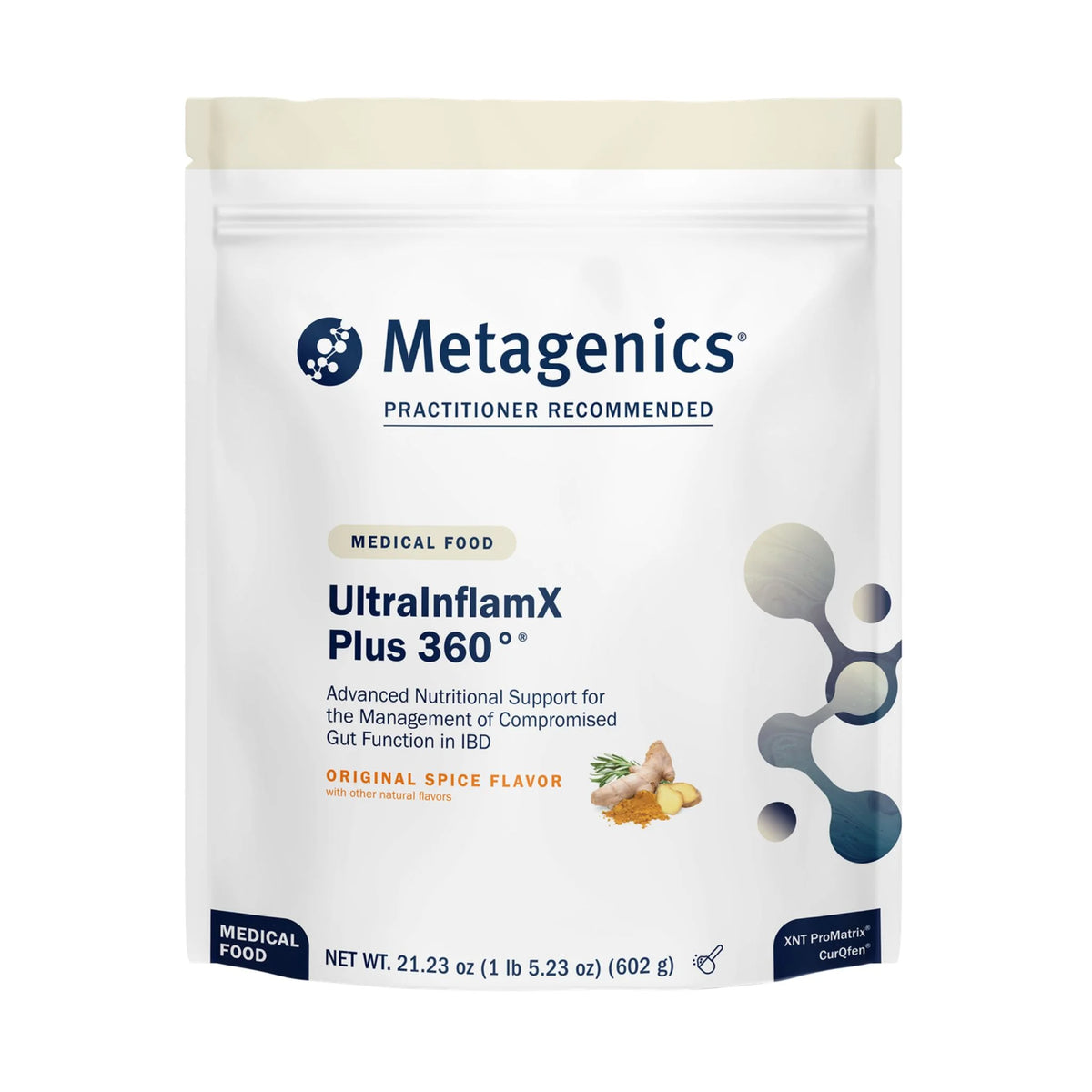 Metagenics UltraInflamx Plus 360 Original 602g - Nature's Source Inc