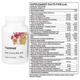 Thorne Multi-Vitamin Elite AM 90 Capsules