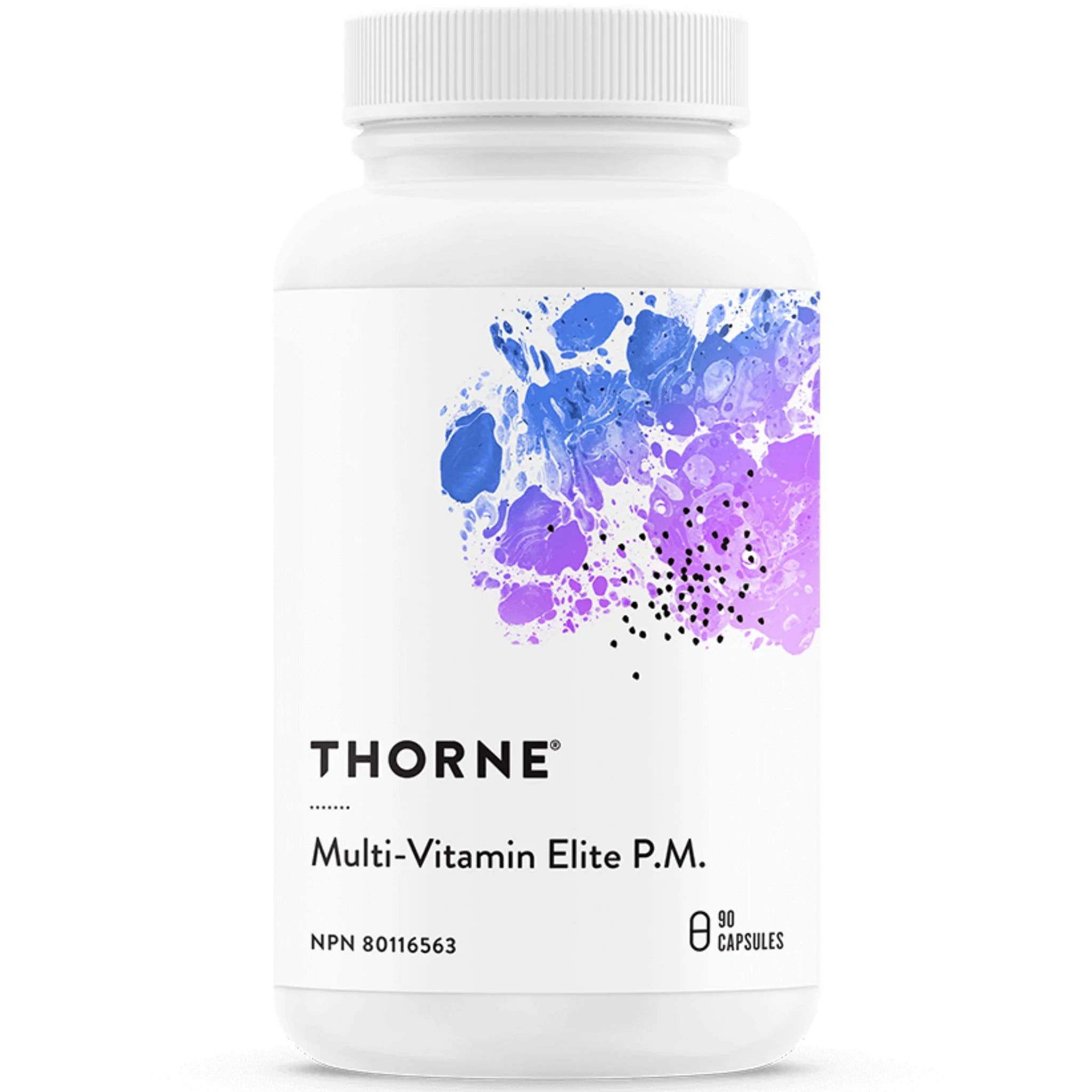 Thorne Multi-Vitamin Elite PM 90 Capsules - Nature's Source Inc