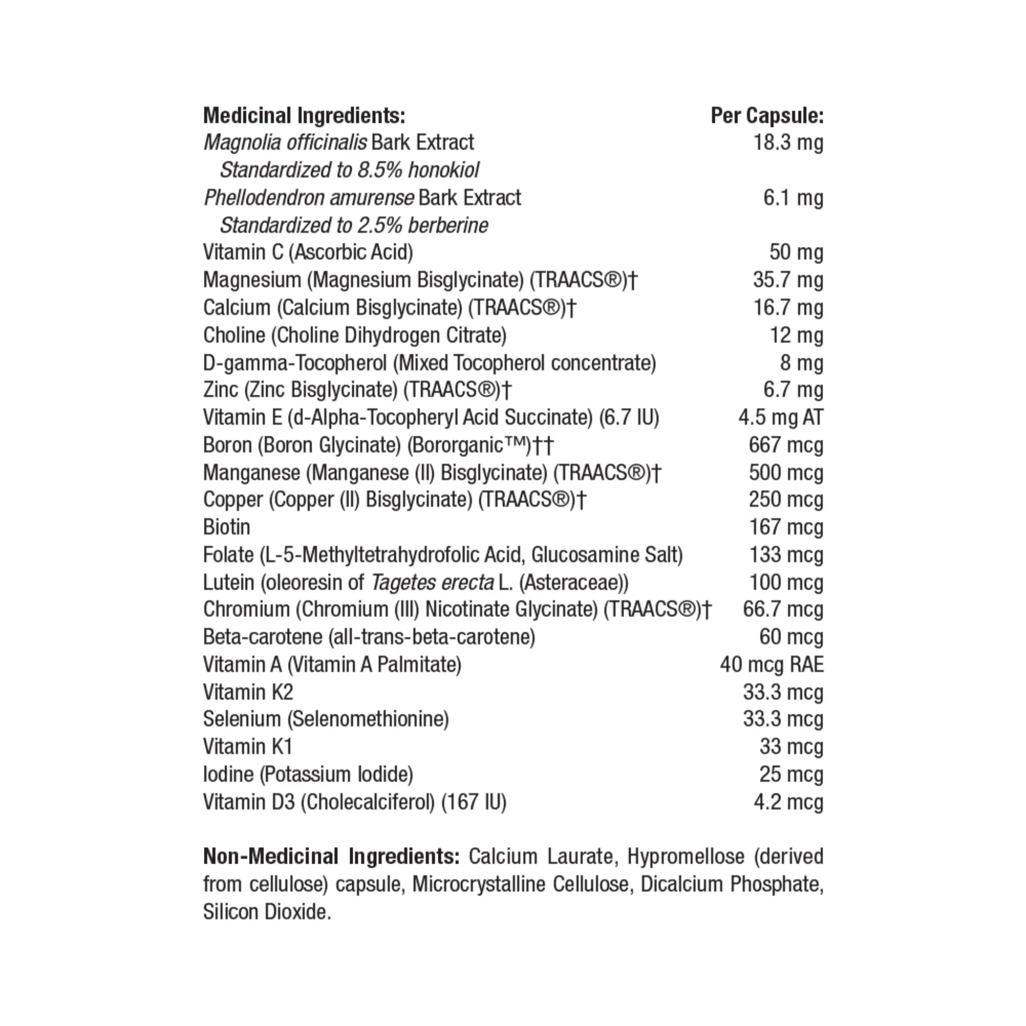 Thorne Multi-Vitamin Elite PM 90 Capsules - Nature's Source Inc