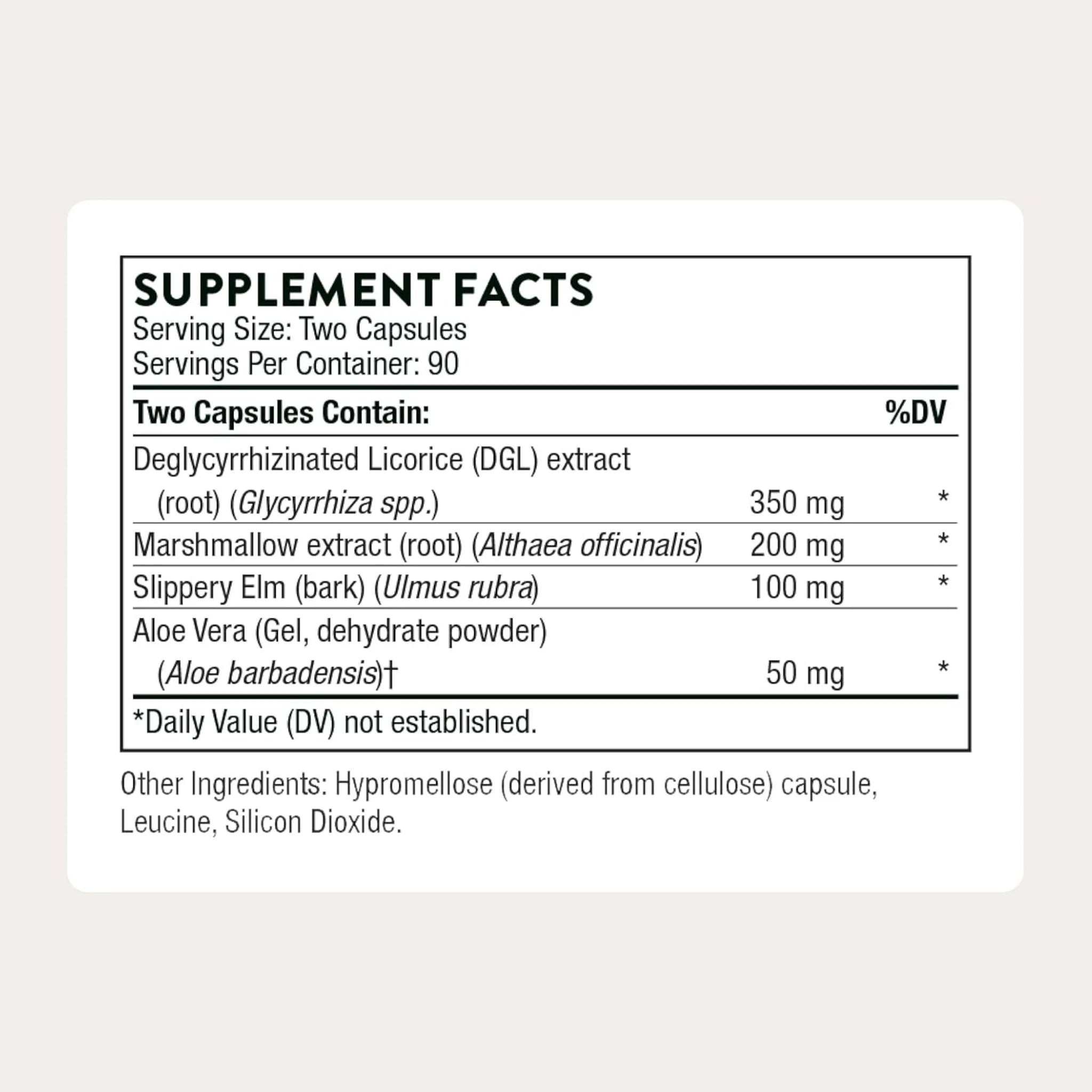 Thorne GI Relief 180 Capsules