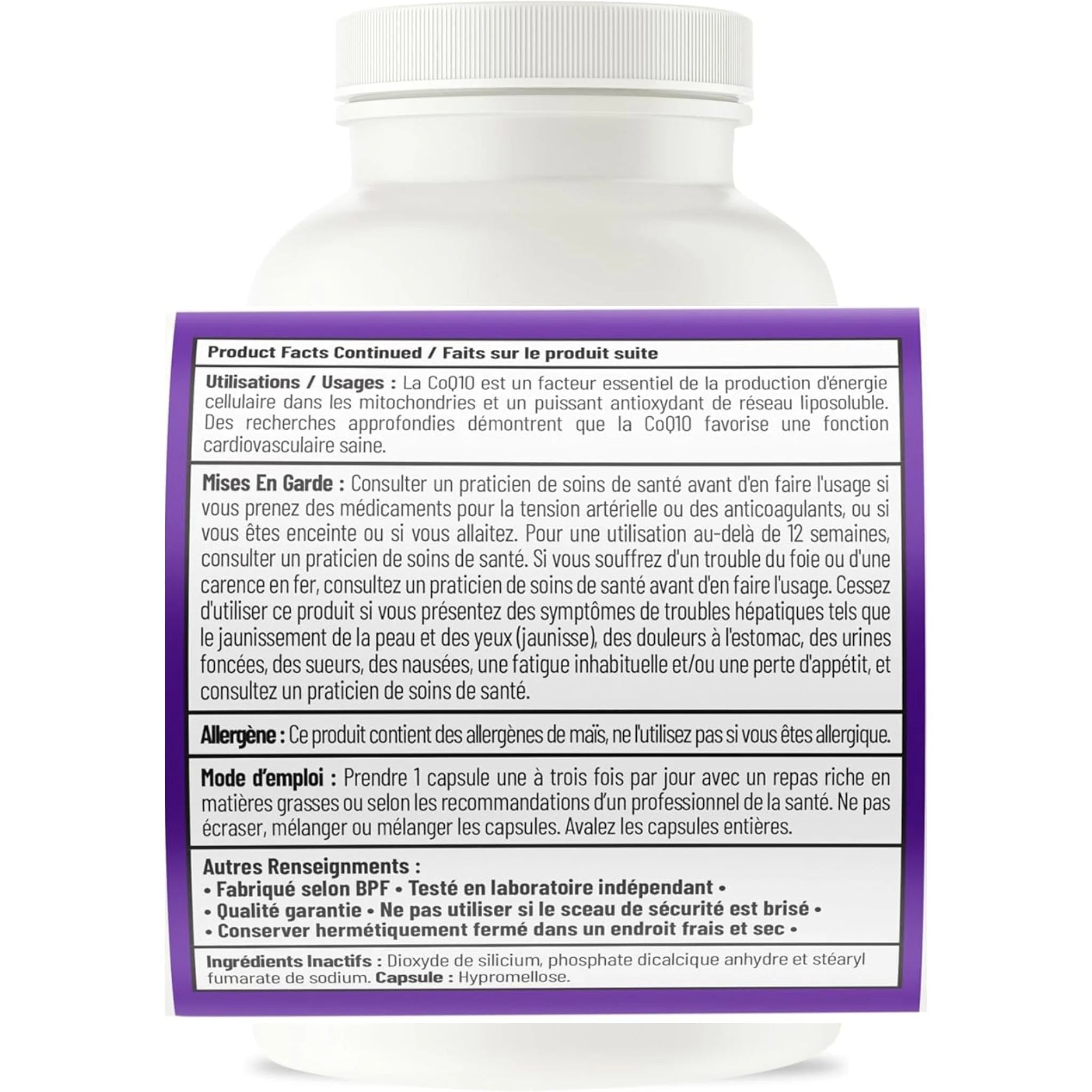 AOR Pro CoEnzyme Q10, 100mg, 60 Vegan Capsules