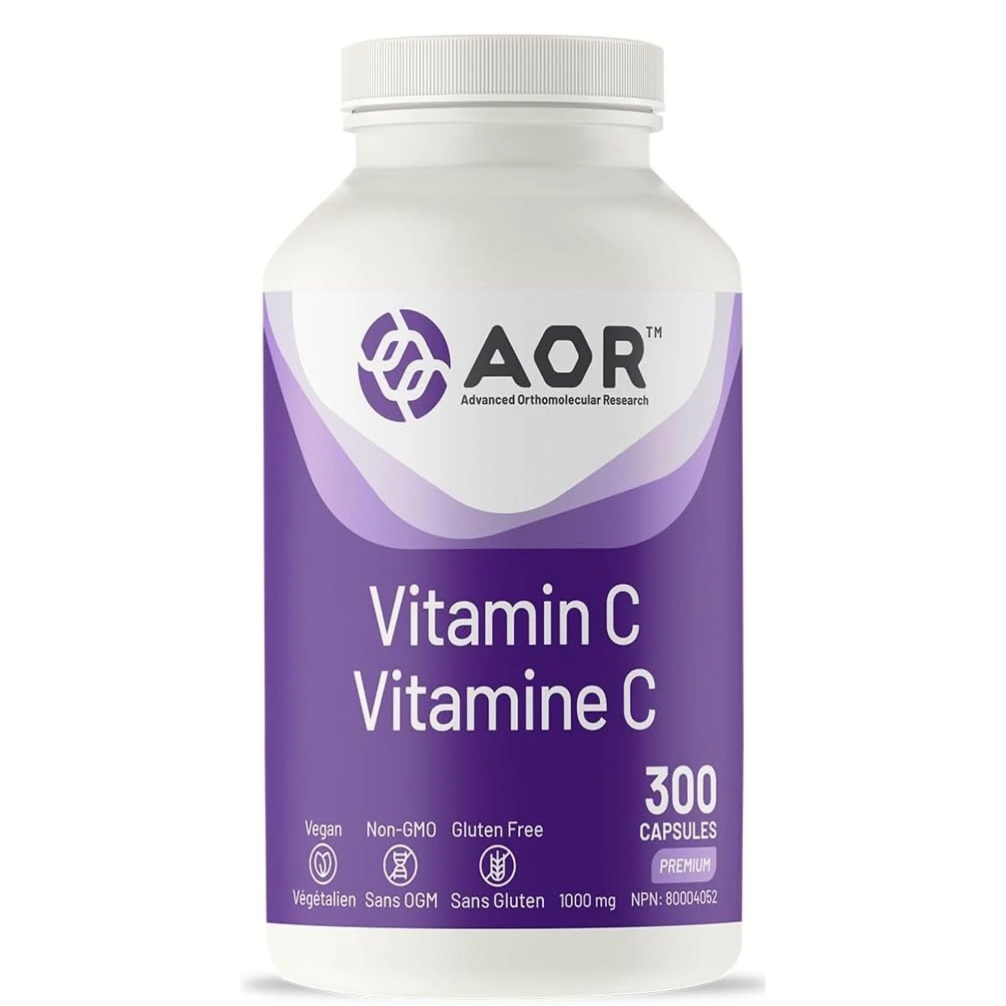 AOR Pro Vitamin C 1000mg 300 Veg - Caps - Nature's Source Inc