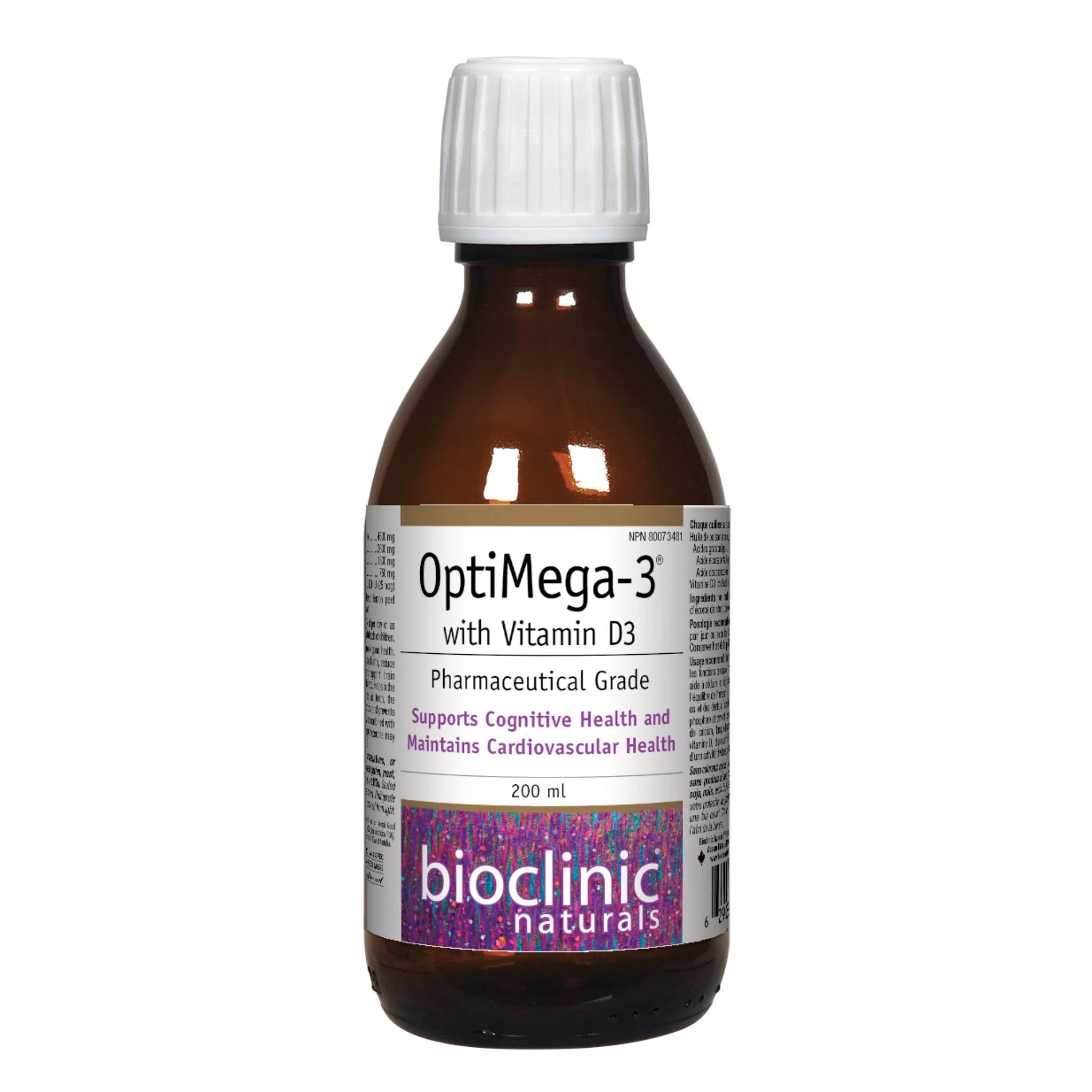 Bioclinic Naturals Omega3 With Vitamin D3 200ml - Nature's Source Inc
