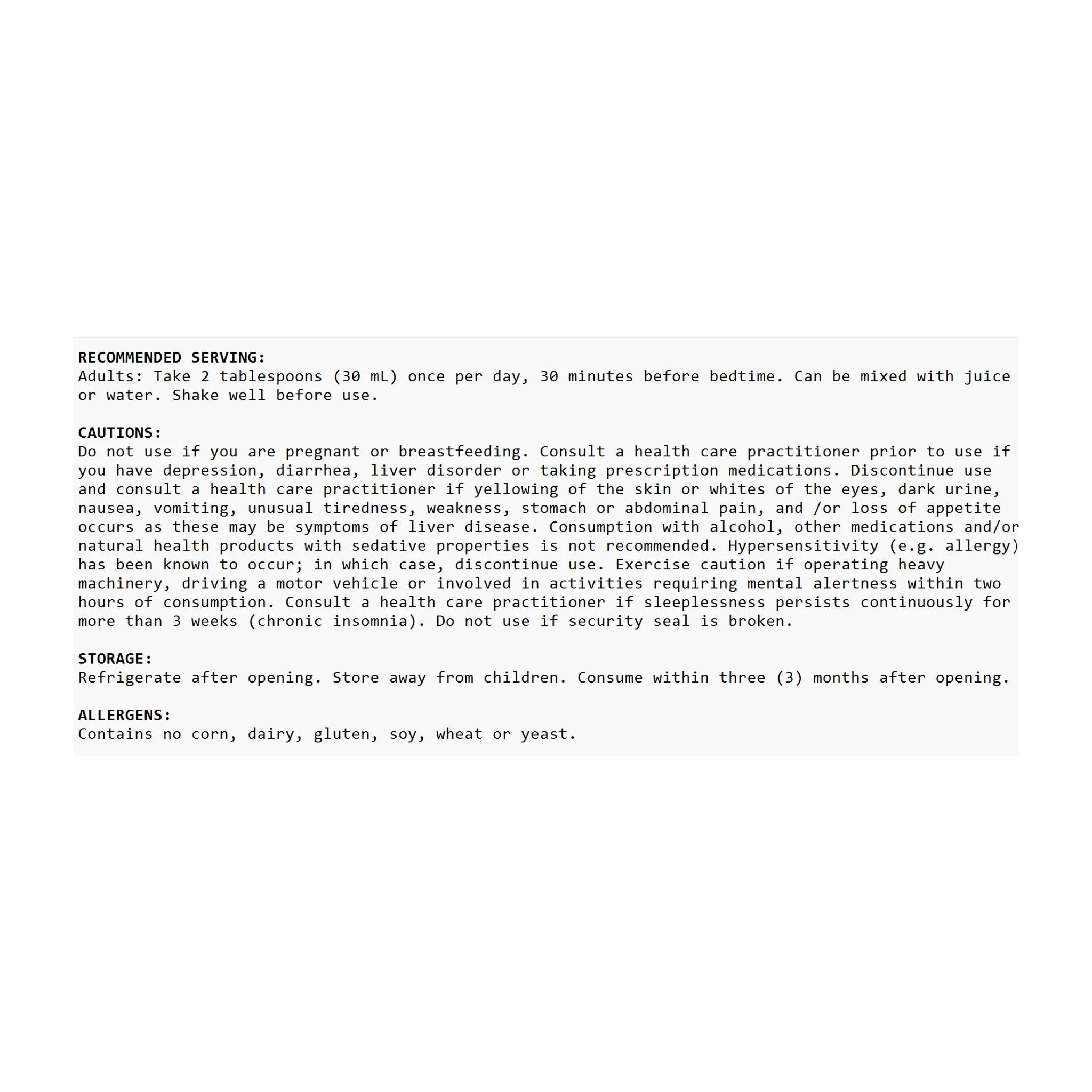 Alpha Science Reliqil 120ml