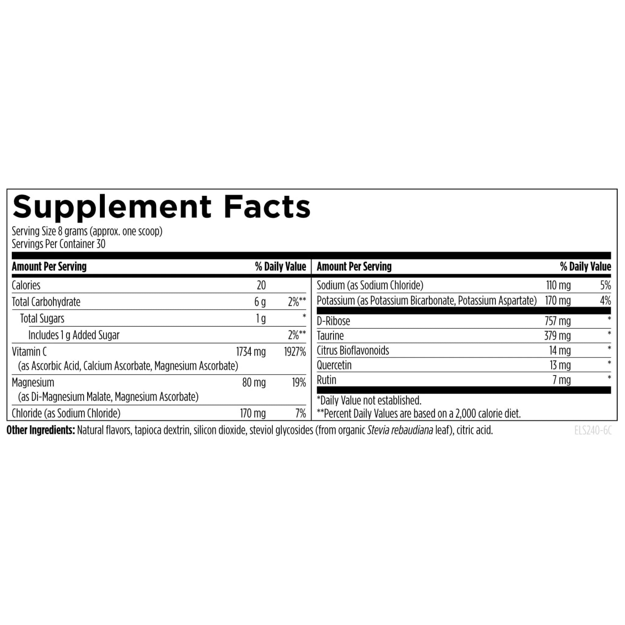 Designs for Health Electrolyte Synergy™ 240 Grams - Nature's Source Inc