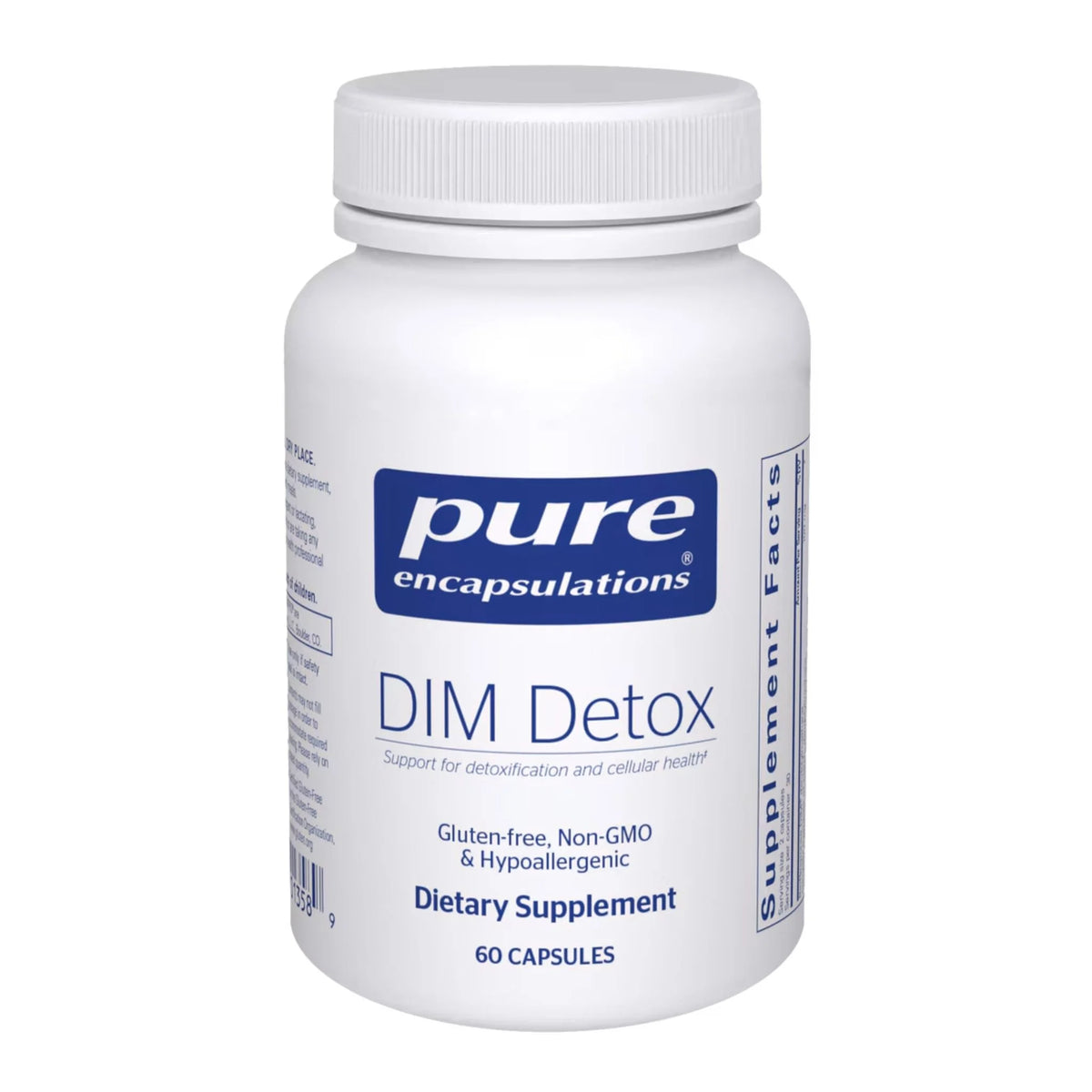 Pure Encapsulations DIM + Detox 60 Veg Caps - Nature's Source Inc