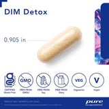 Pure Encapsulations DIM + Detox 60 Veg Caps - Nature's Source Inc