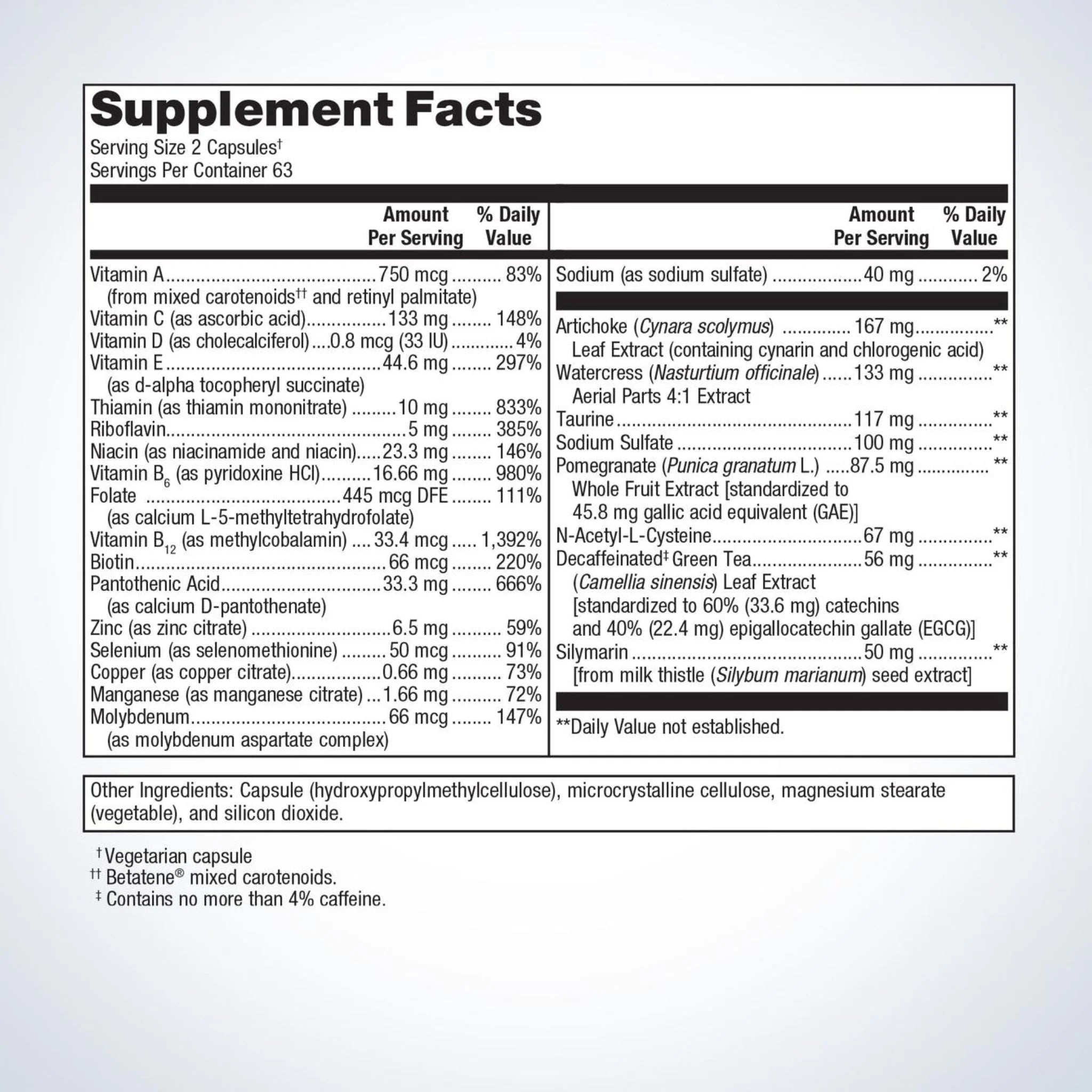 Metagenics AdvaClear 126 Capsules - Nature's Source Inc