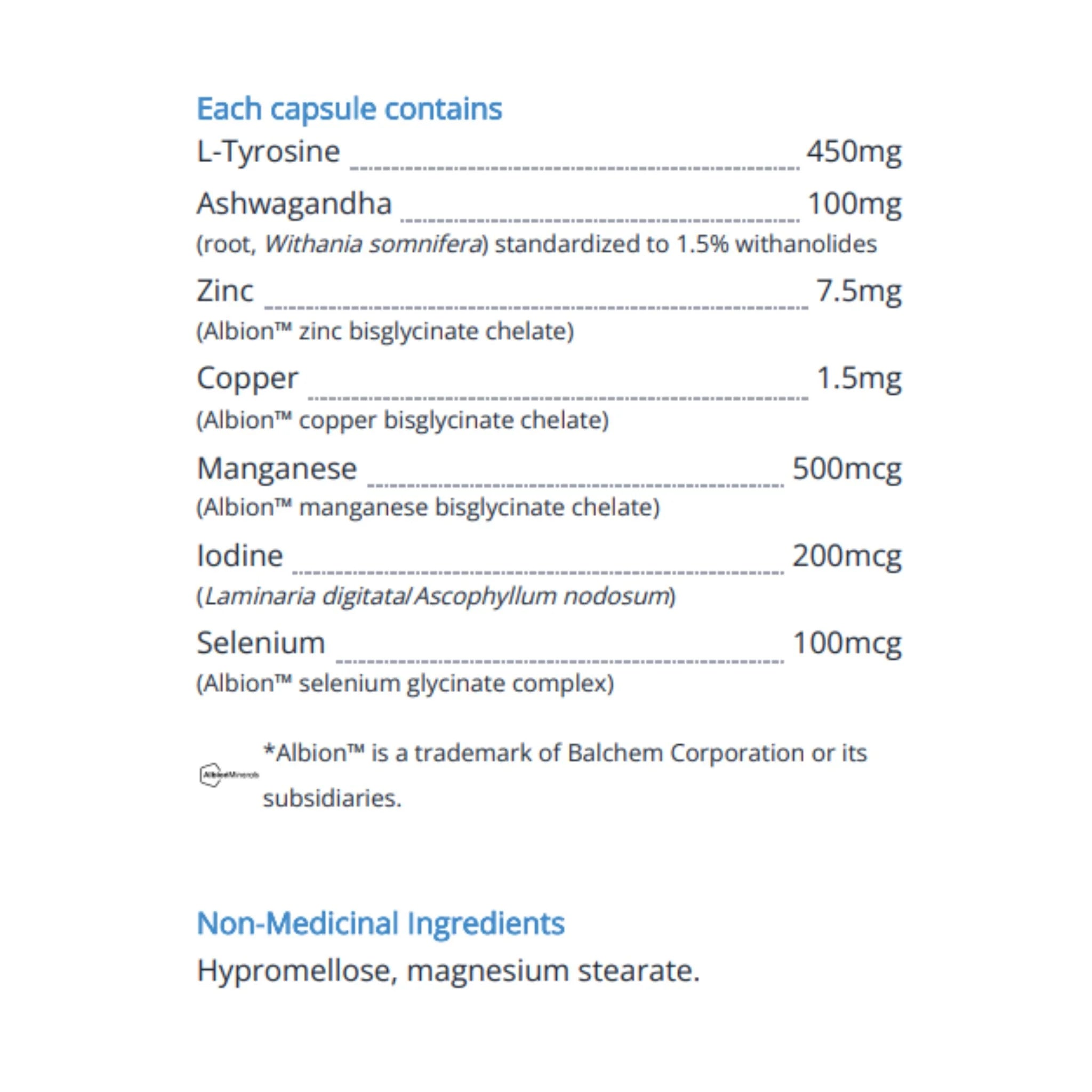 Cyto - Matrix Thyroid Matrix 60 Vegetable Capsules - Nature's Source Inc