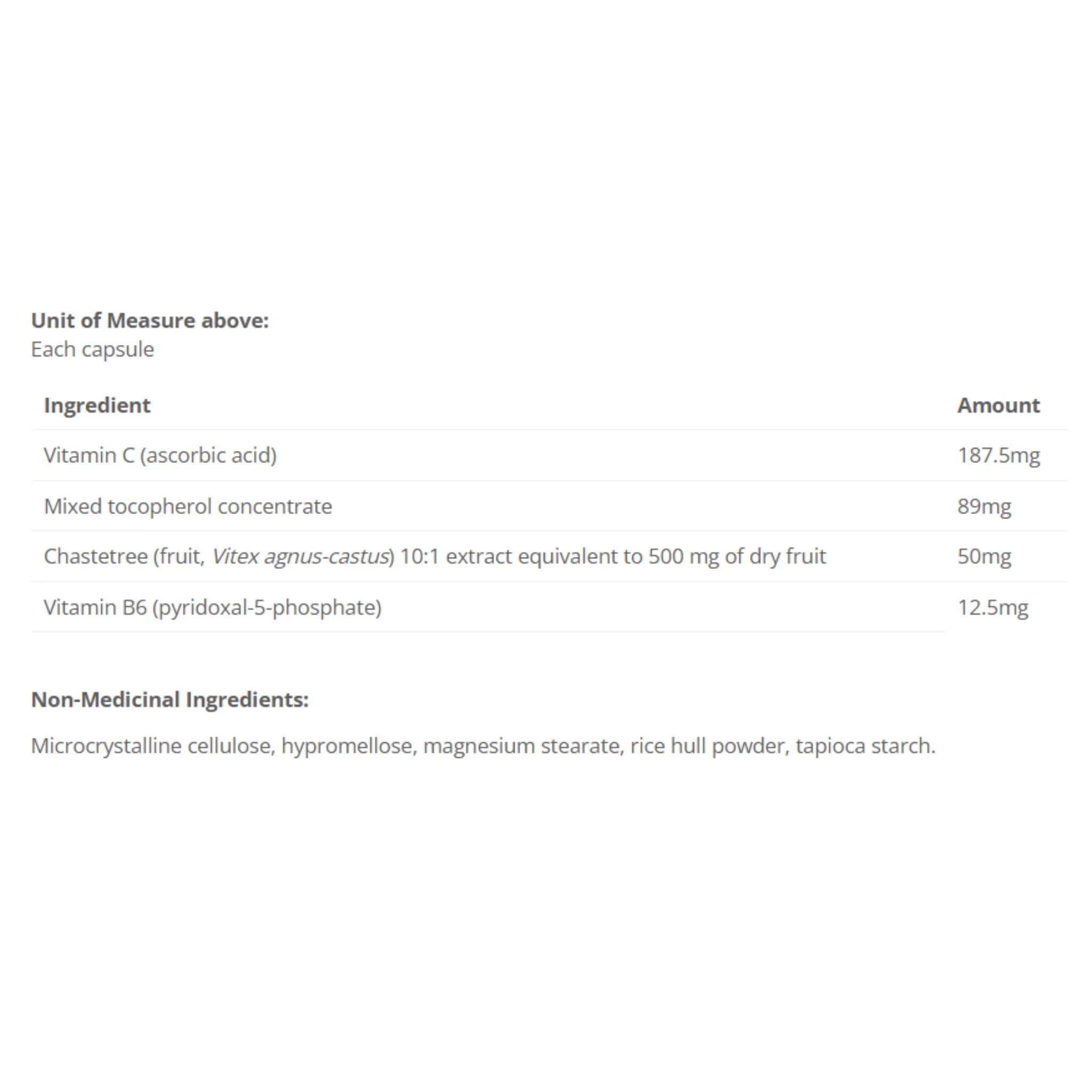 Cyto Matrix Vitex Matrix 120 Vegetable Capsules - Nature's Source Inc