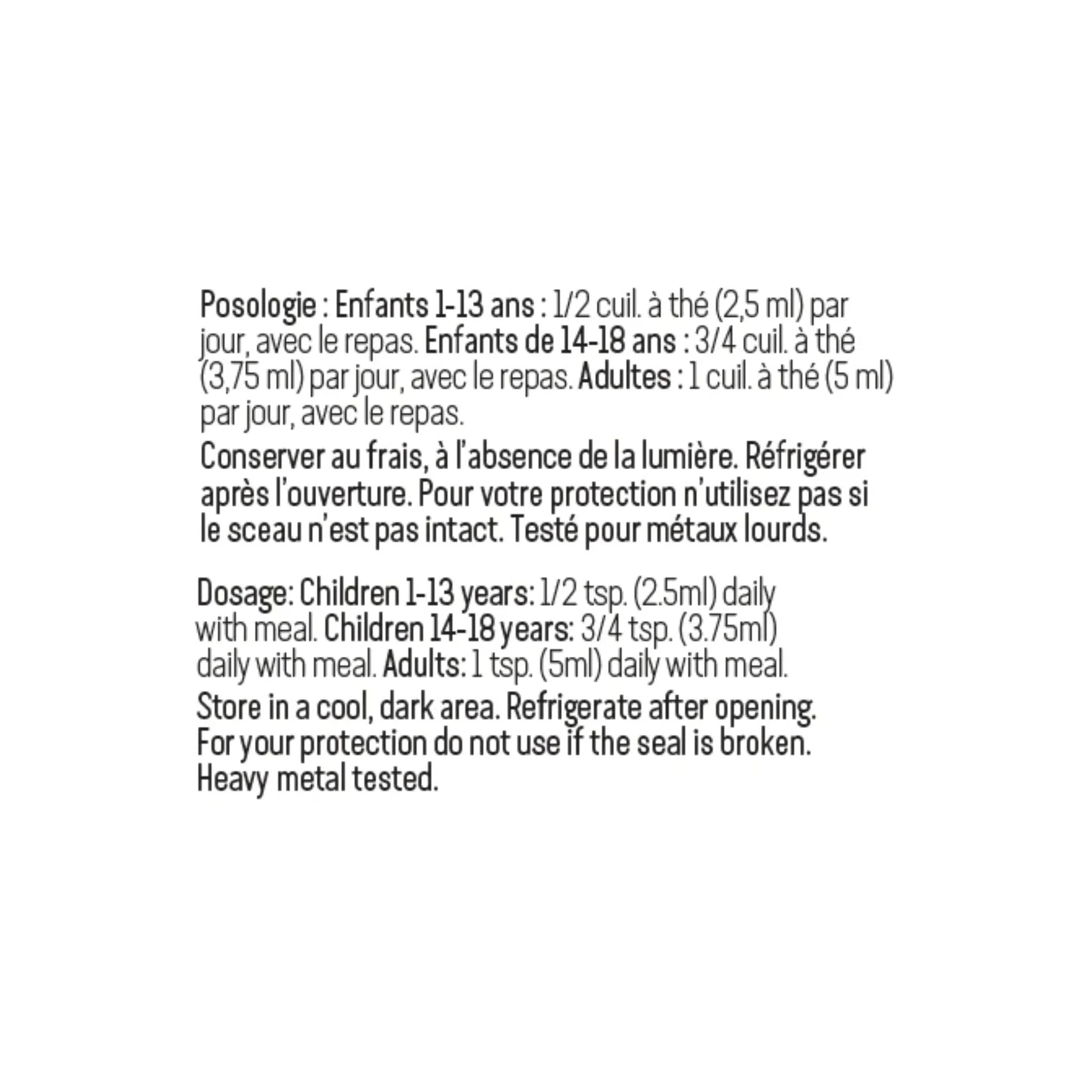 Alterra NeurOmega Omega Fish Oil - Orange 150 ml - Nature's Source Inc