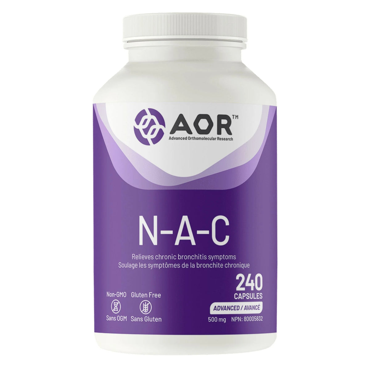 AOR N - A - C 240 Vegan Capsules - Nature's Source Inc
