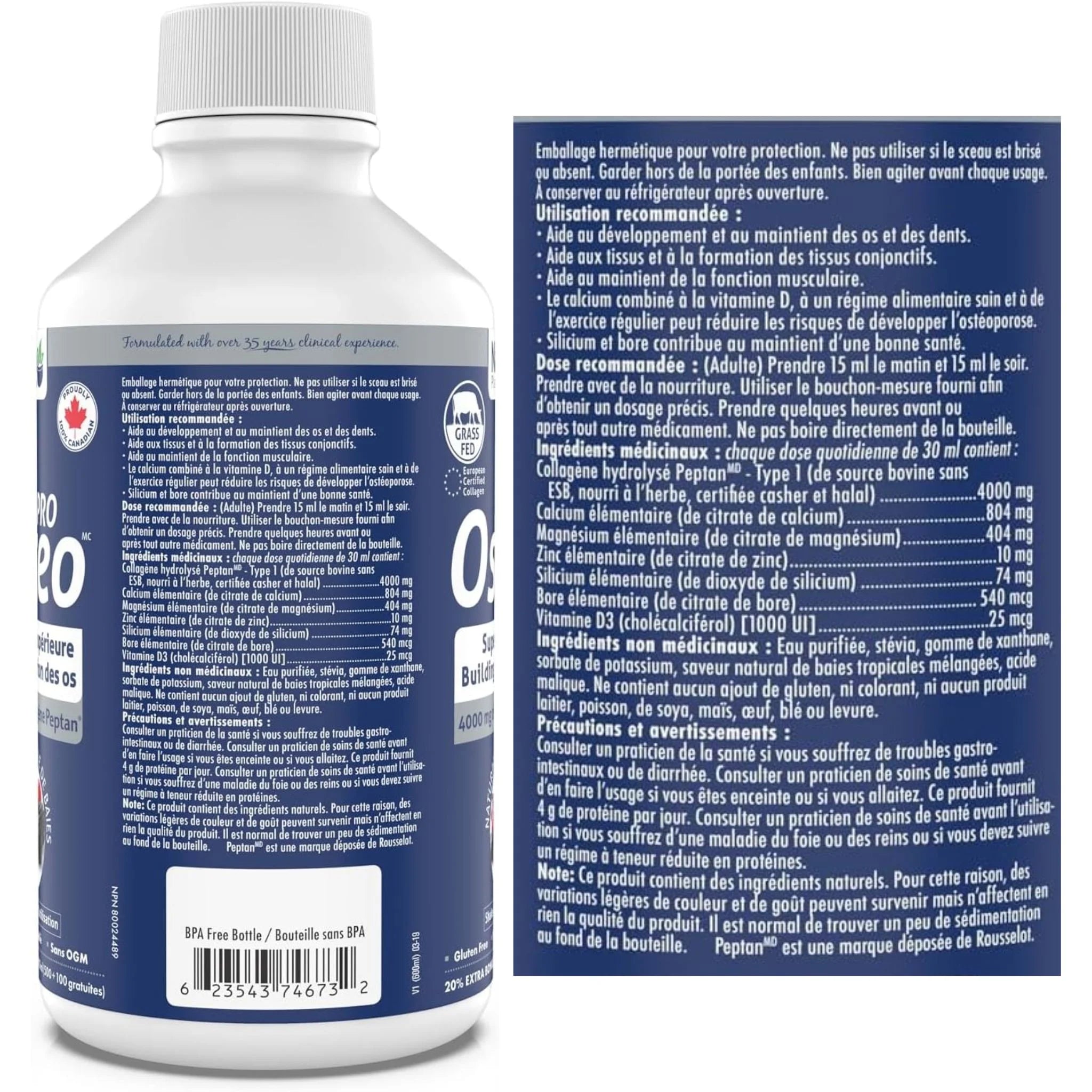 Naka Platinum Pro Osteo - 600ml