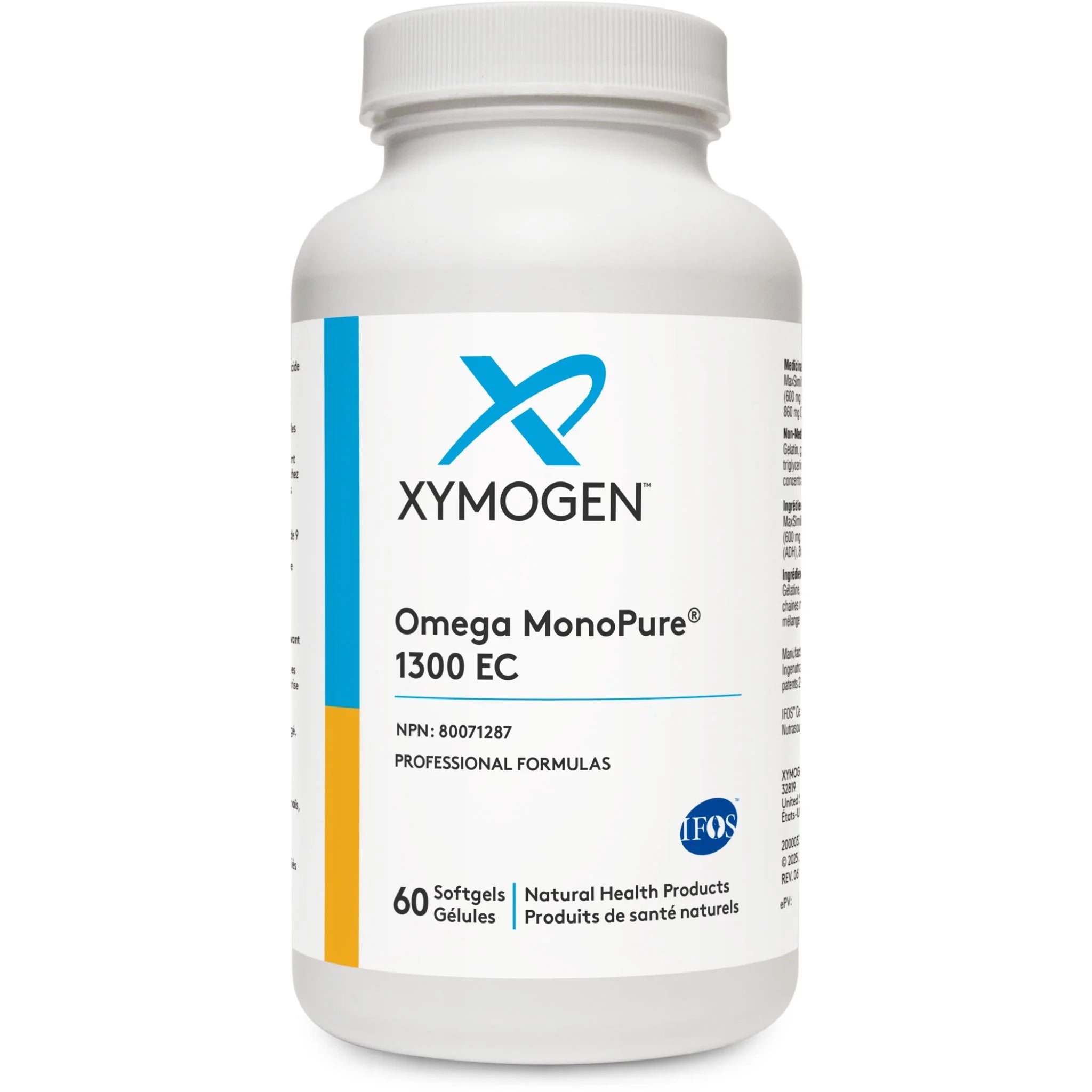 XYMOGEN Omega MonoPure 1300 EC 60 Softgels - Nature's Source Inc