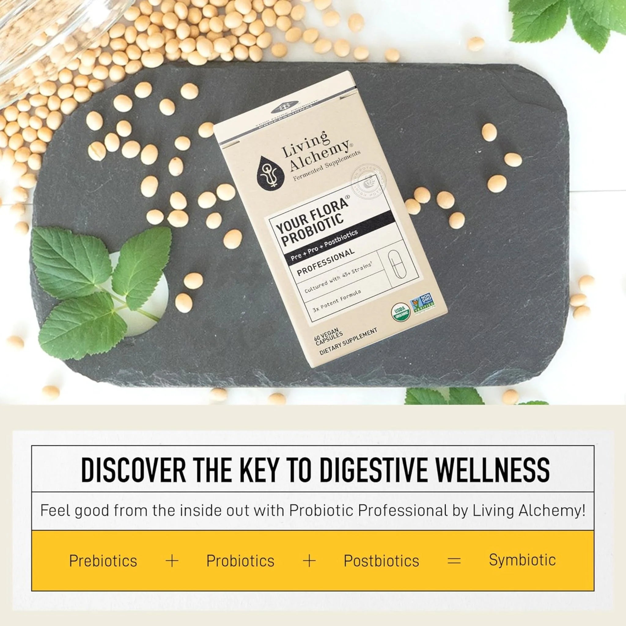 Living Alchemy Your Flora Professional 60 Vegan Capsules