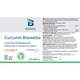 Biomed Curcumin Boswellia 60 Capsules - Relieve Joint Pain and Inflammation, Reduces Acute, Chronic Pain, Arthritis and Tendonitis - Nature's Source Inc
