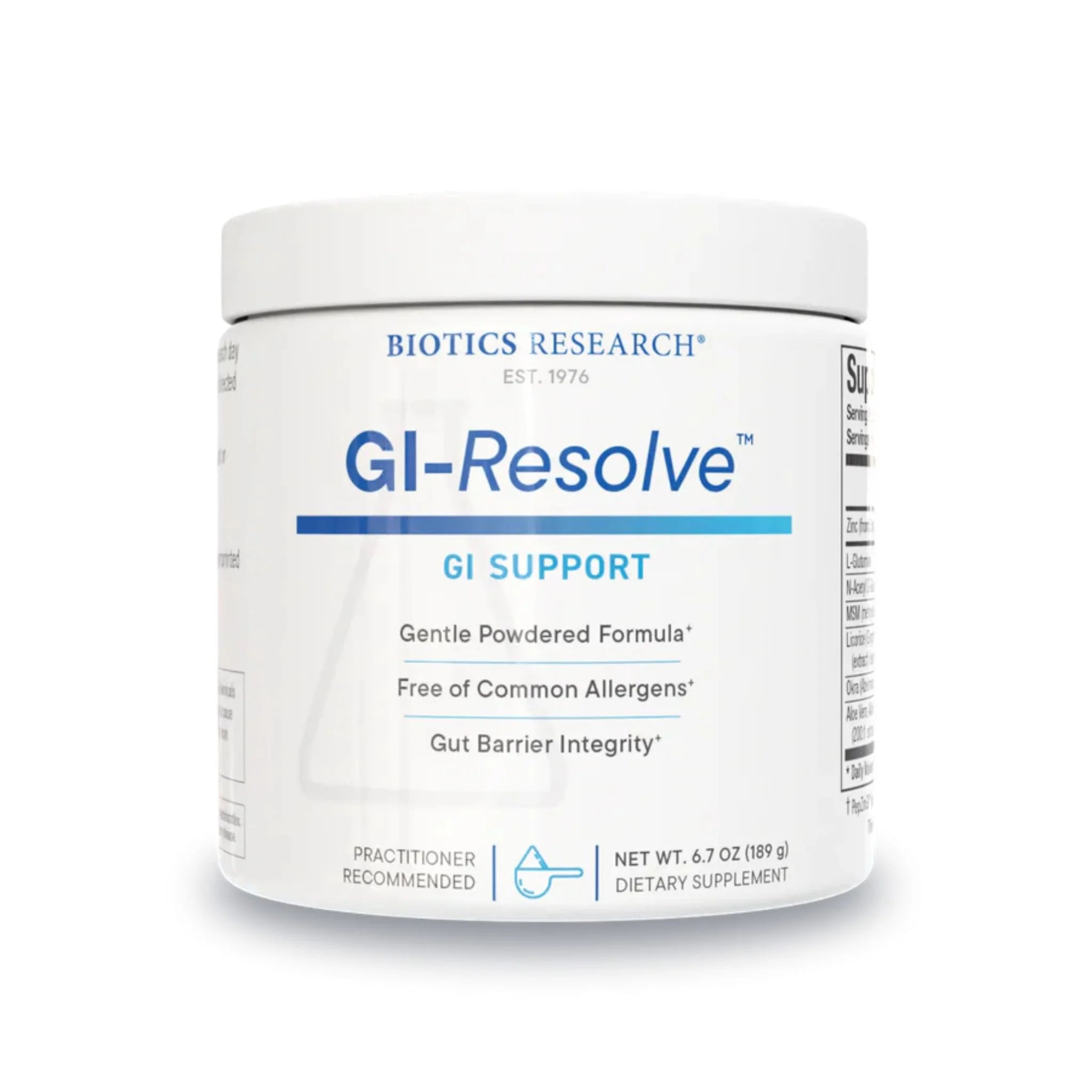 Biotics GI-Resolve 189g