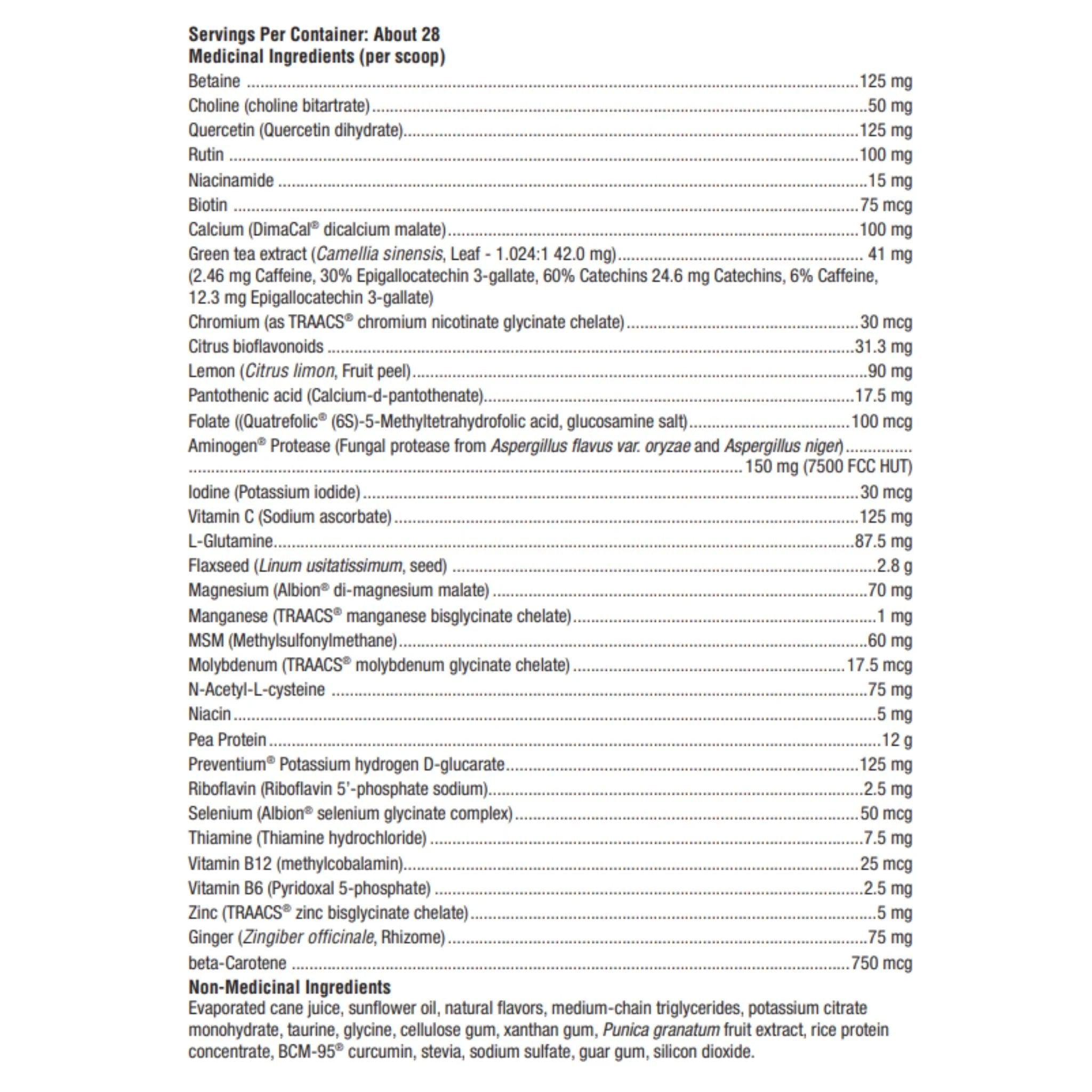 Xymogen Opti - GHI Chocolate, 876g - Nature's Source Inc