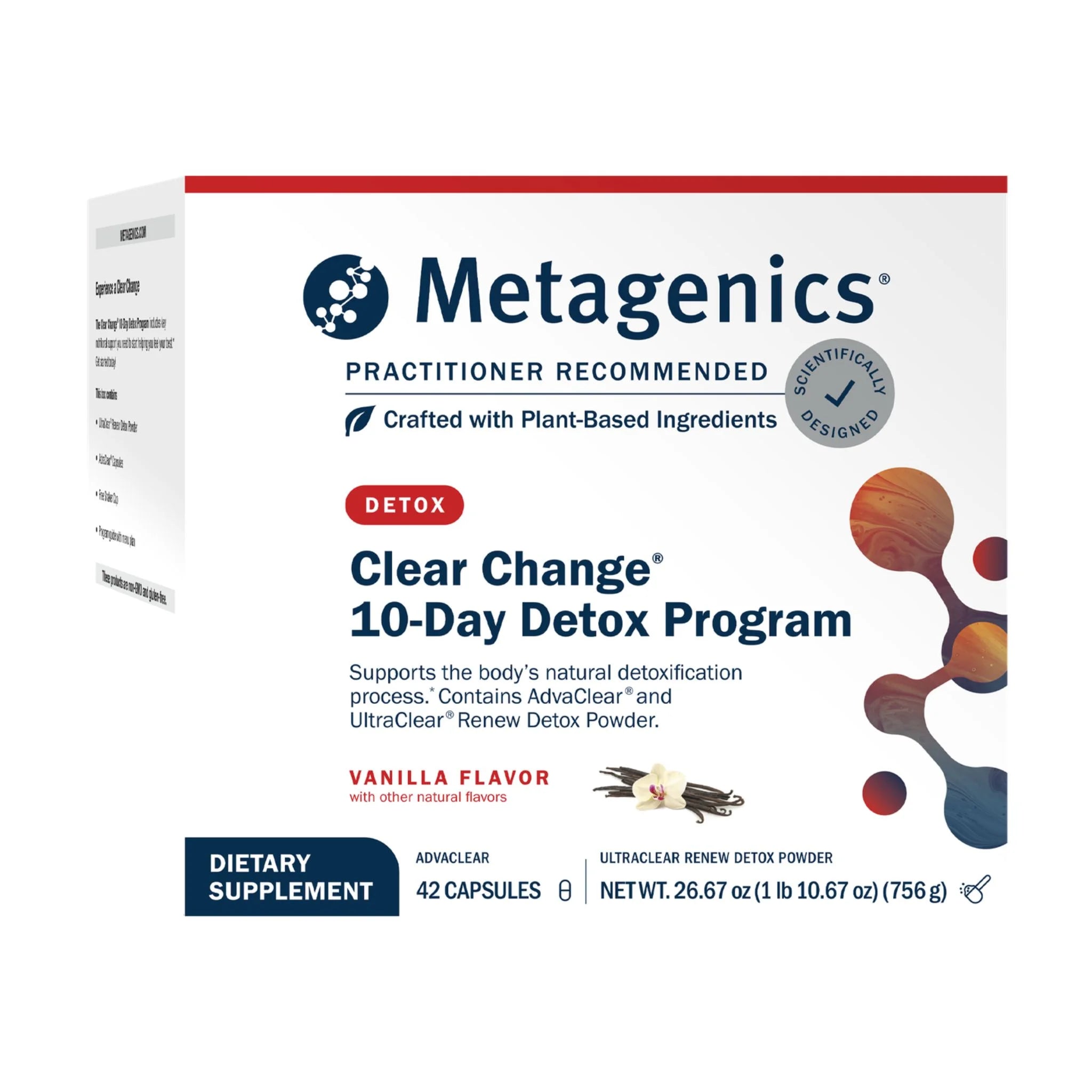 Metagenics Clear Change Kit 10 Day Program Vanilla - Nature's Source Inc