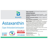 Biomed Astaxanthin 60 Softgels - Reduce Inflammation and Oxidative Stress, Improve Muscle Endurance, Eye Health, Eye Fatigue, Healthy Radiant Skin & Sharpen Vision - Nature's Source Inc