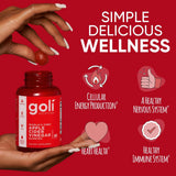 Goli Apple Cider Vinegar Gummy Vitamins 240g (60 Gummies) - Nature's Source Inc