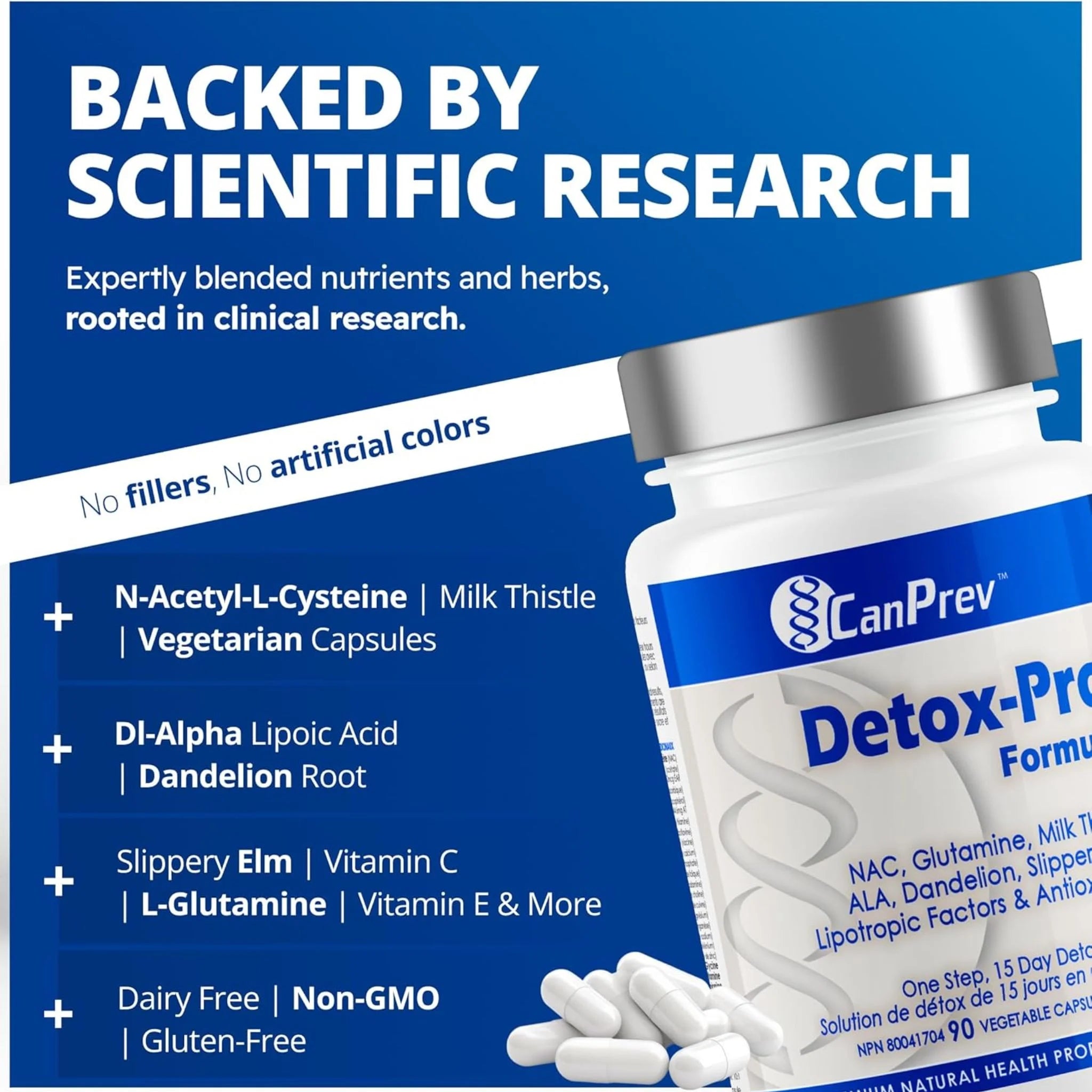 CanPrev Detox Pro 90 Vegan Capsules - Nature's Source Inc