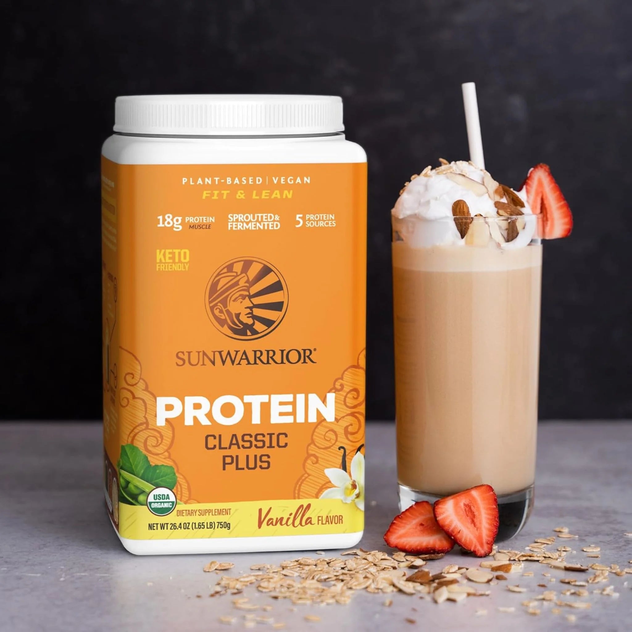 Sunwarrior Classic Plus Protein Vanilla 750g - Nature's Source Inc
