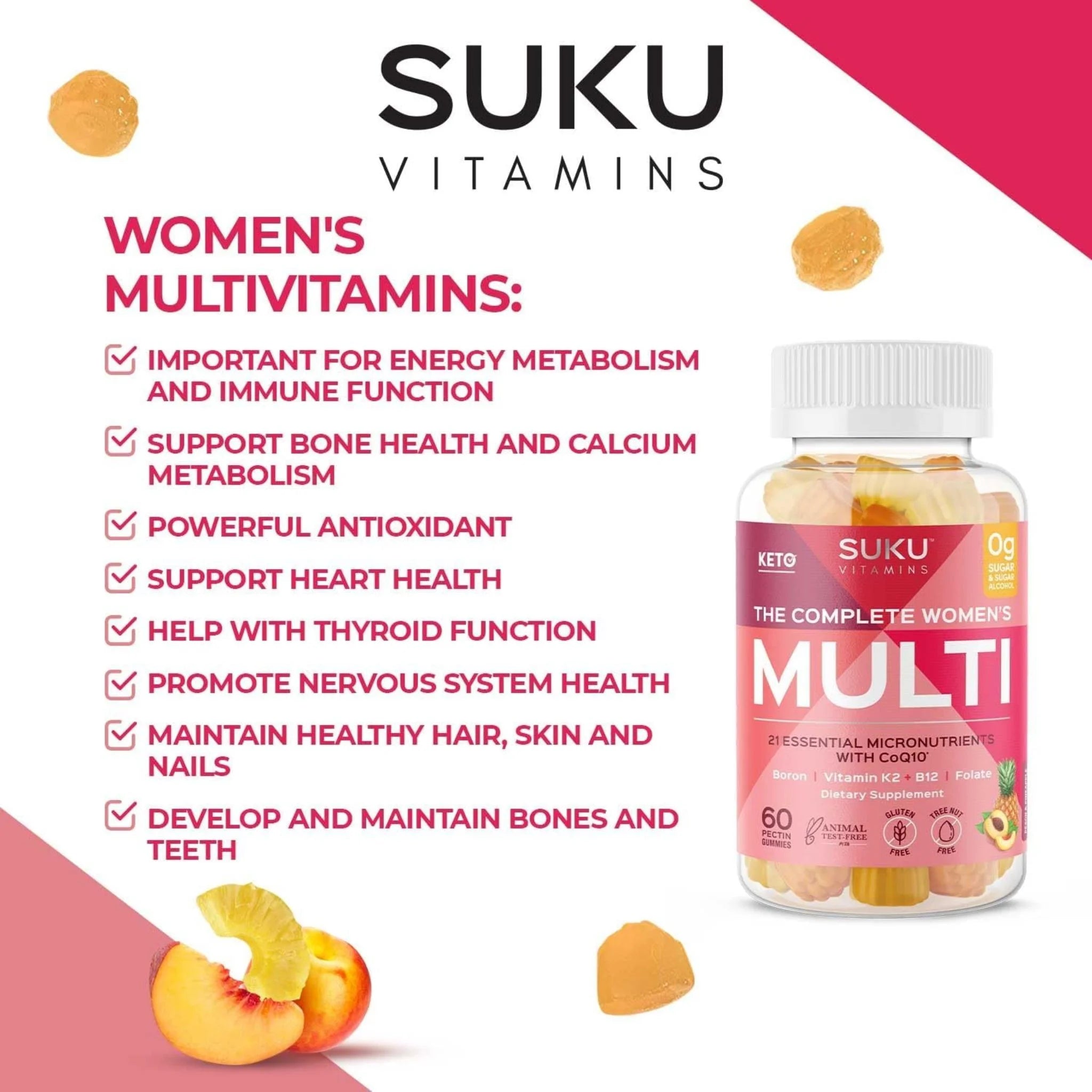 Suku Complete Womens Multivitamin 60ct - Nature's Source Inc