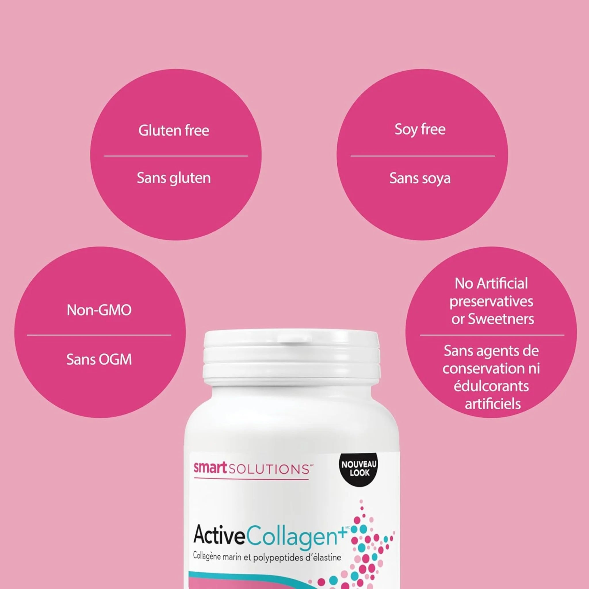 Smart Solutions Active Collagen, 120 Vegan Capsules - Nature's Source Inc