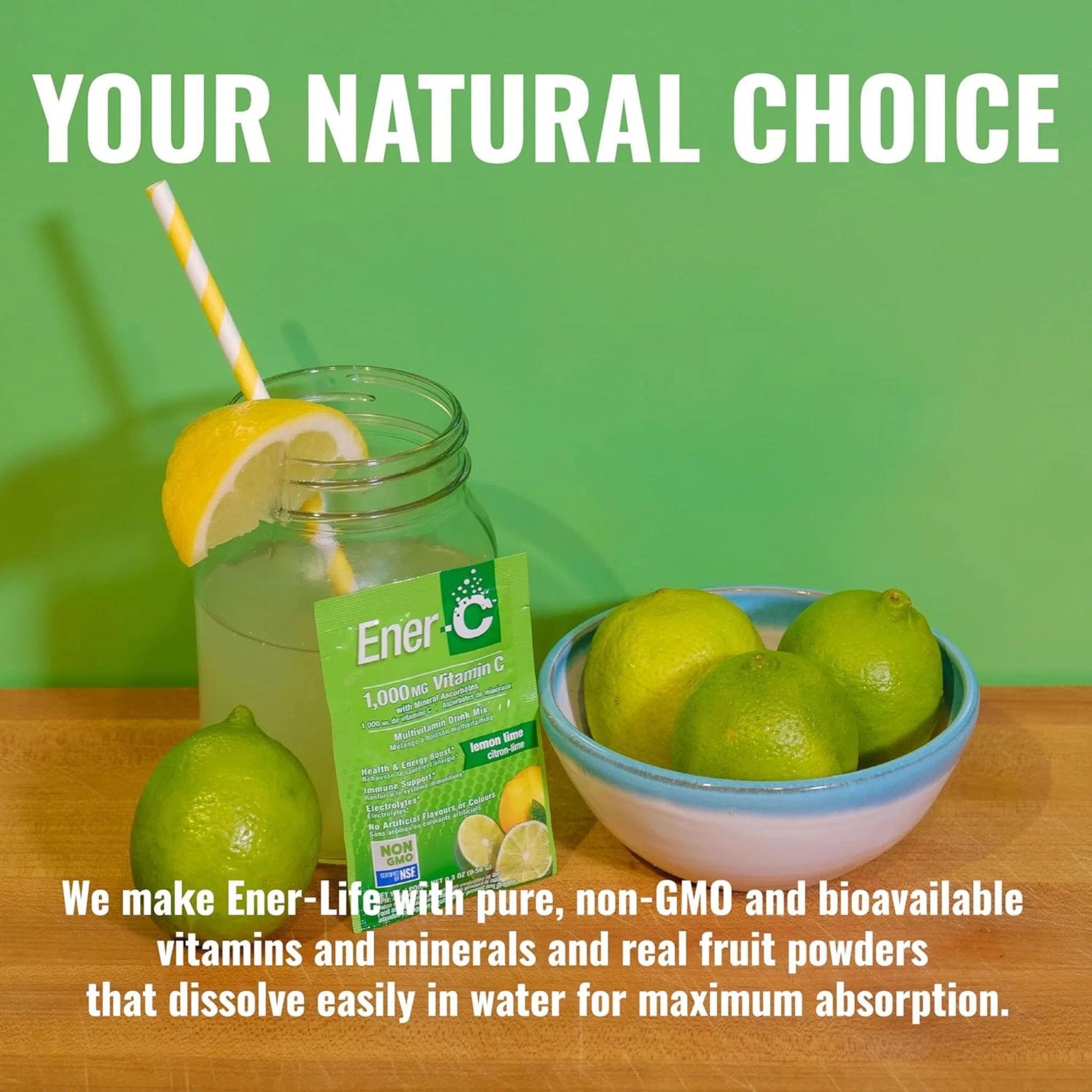 Ener-C Lemon Lime 30 Packets - Nature's Source Inc