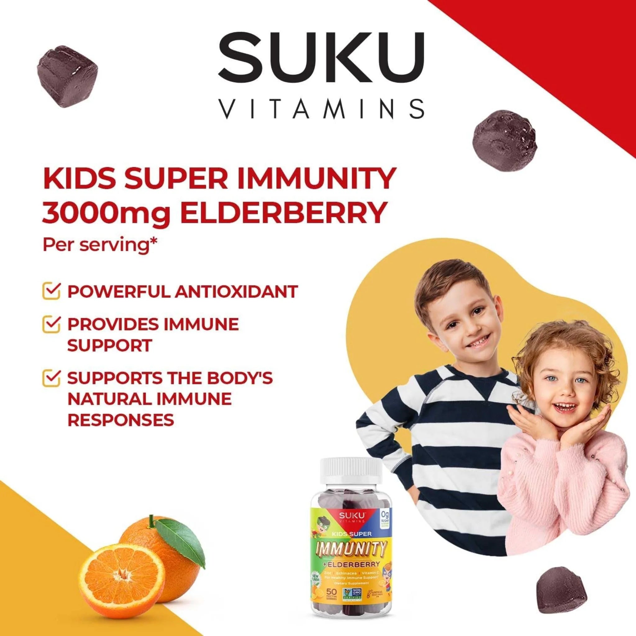 Suku Kids Super Immunity 50ct - Nature's Source Inc